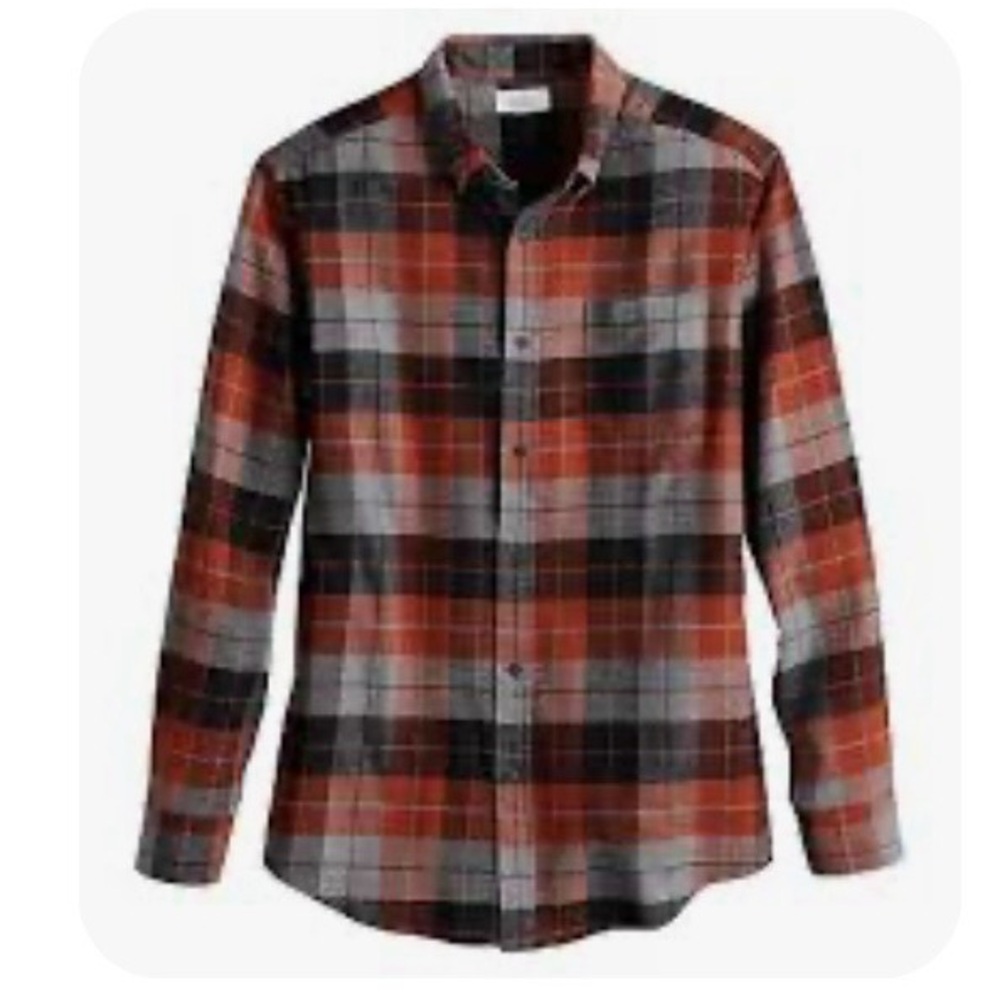 Men's Plaid Shirt - Red and Black
Croft & Borrow Woven Flannel Button Down 3XL